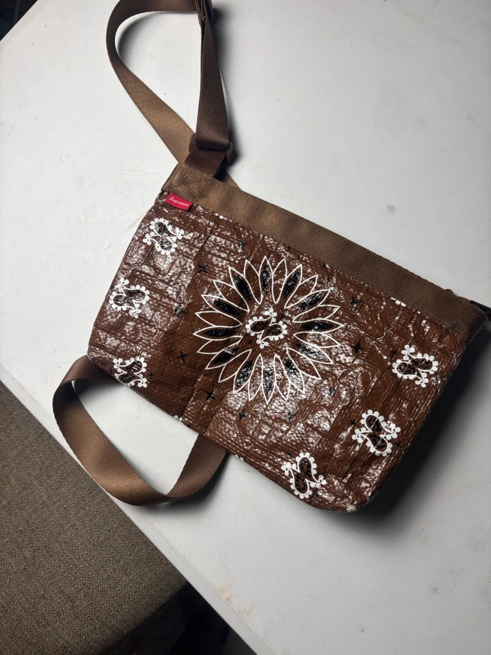 Supreme Bandana Tarp Side Bag
